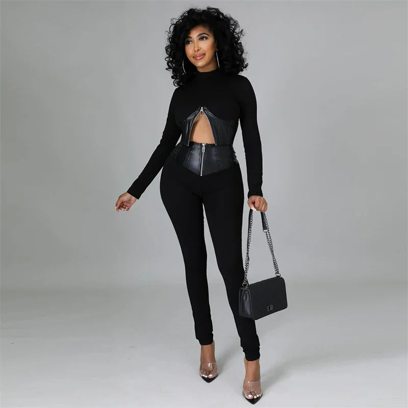 Lucia – Lässiger Urbaner Pullover aus Veganleder