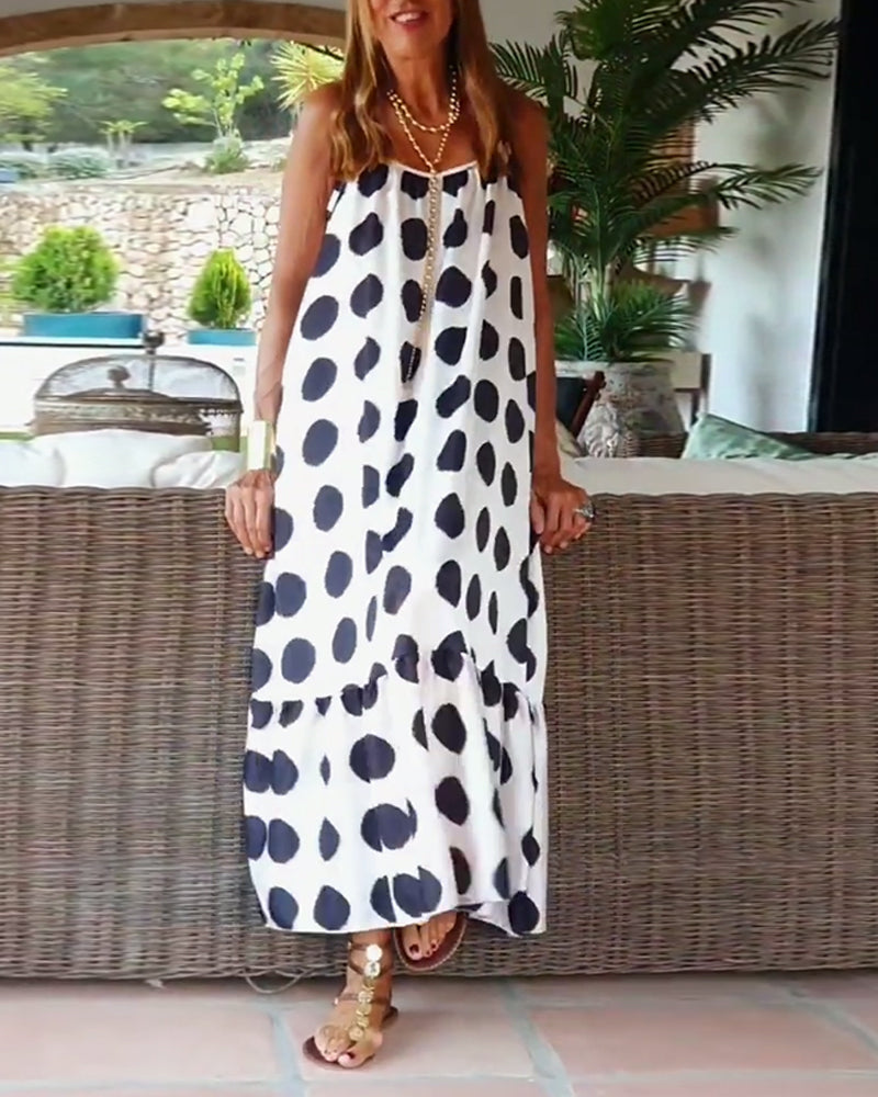 Francesca – Vielseitiges Bedrucktes Langarmkleid