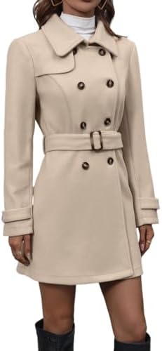 Isabella –Wollmantel mit doppelter für Damen