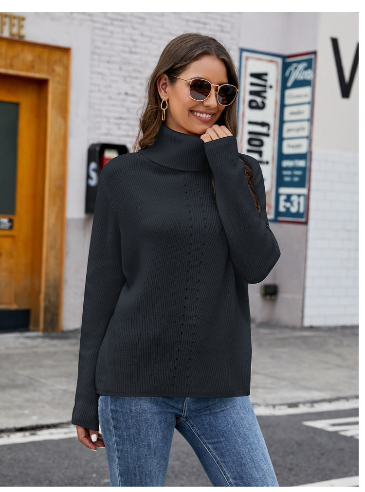 Giulia – Hochgeschlossener Weicher Pullover für Frauen