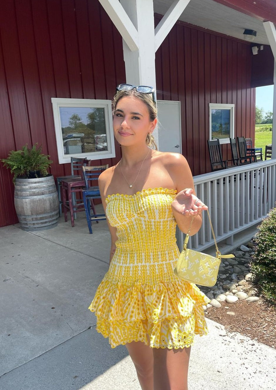 Lia – Elegantes Trägerloses Damenkleid