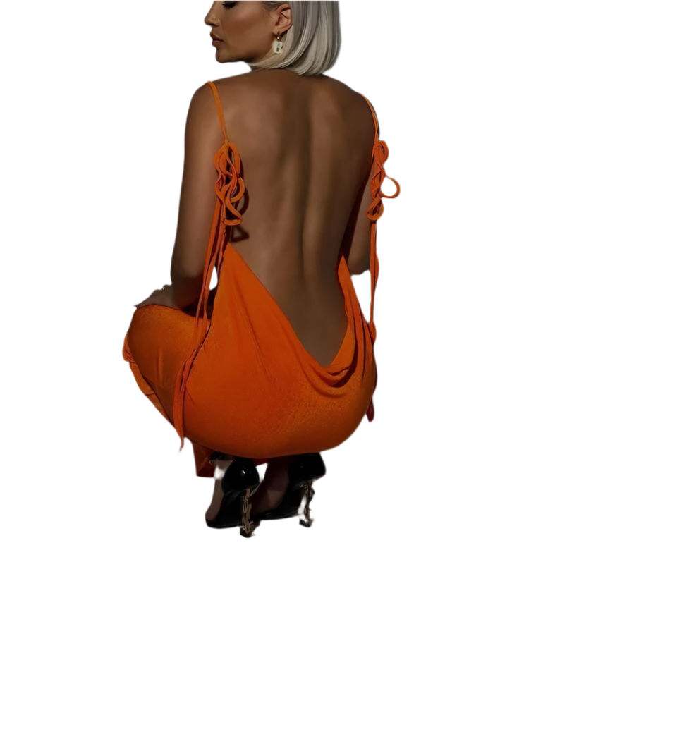 Lia – Sexy Spaghetti-Träger Bodycon Kleid