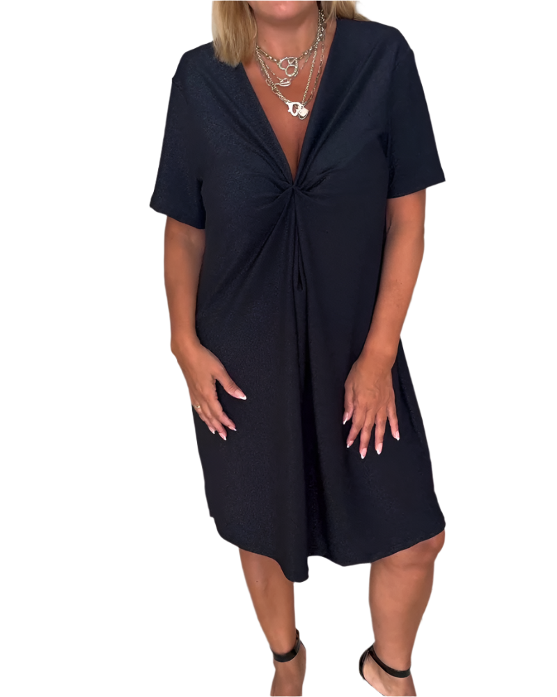 Giovanna – Elegantes Unifarbenes Shiftkleid für Damen