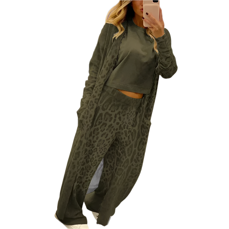 Elena – Bedrucktes Zweiteiler-Set für Damen