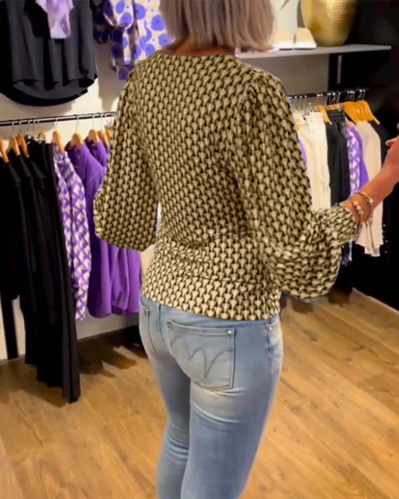 Isabella – V-Ausschnitt Casual Top für Damen