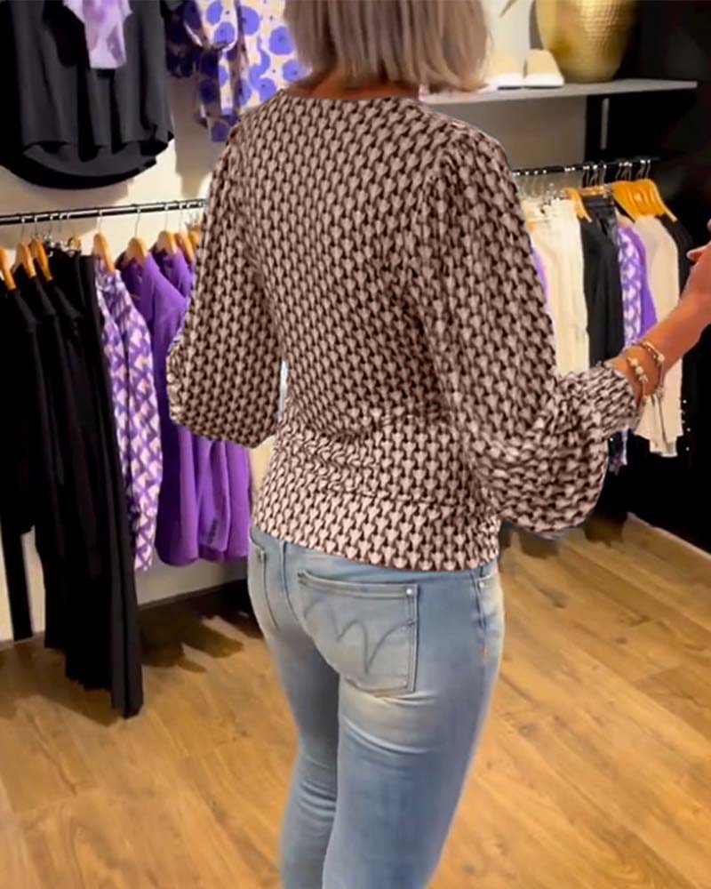 Isabella – V-Ausschnitt Casual Top für Damen