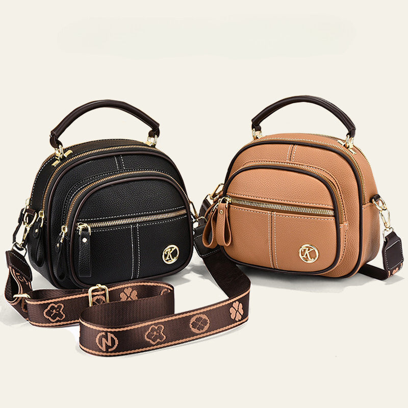 quinn - Leder Crossbag für Frauen