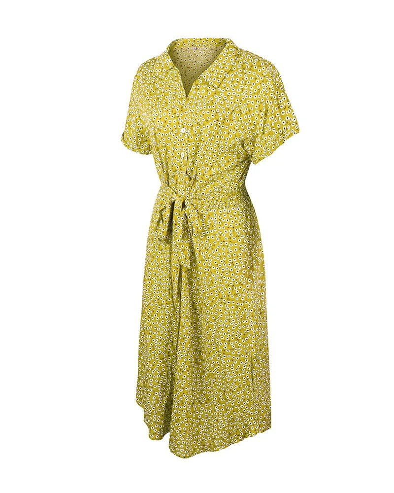 Sofia – Verspieltes Sommerkleid mit Blumenmuster für Damen