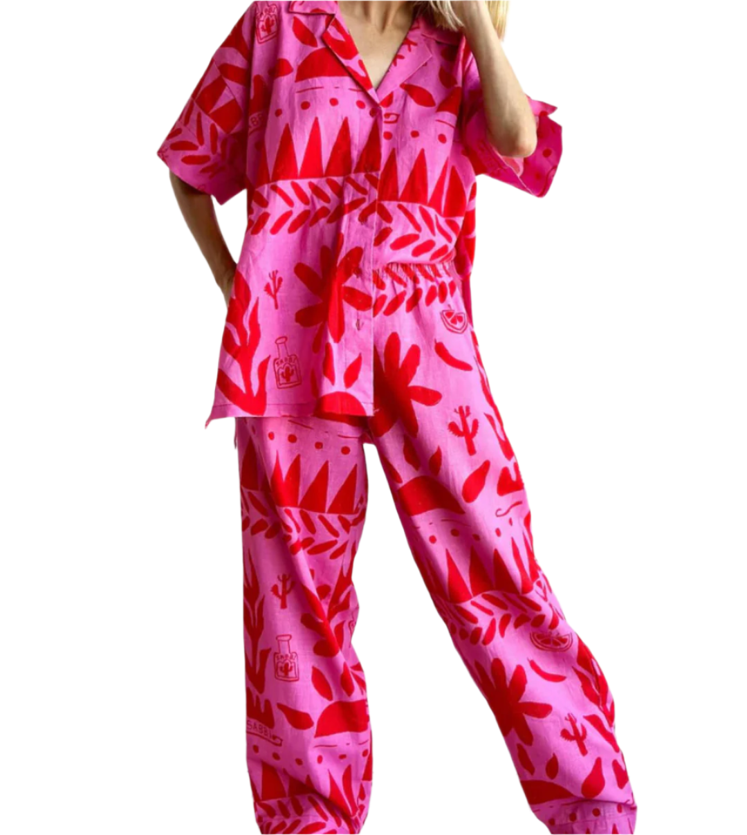 Levi – Relaxed Comfort Kurzarm-Set für Damen