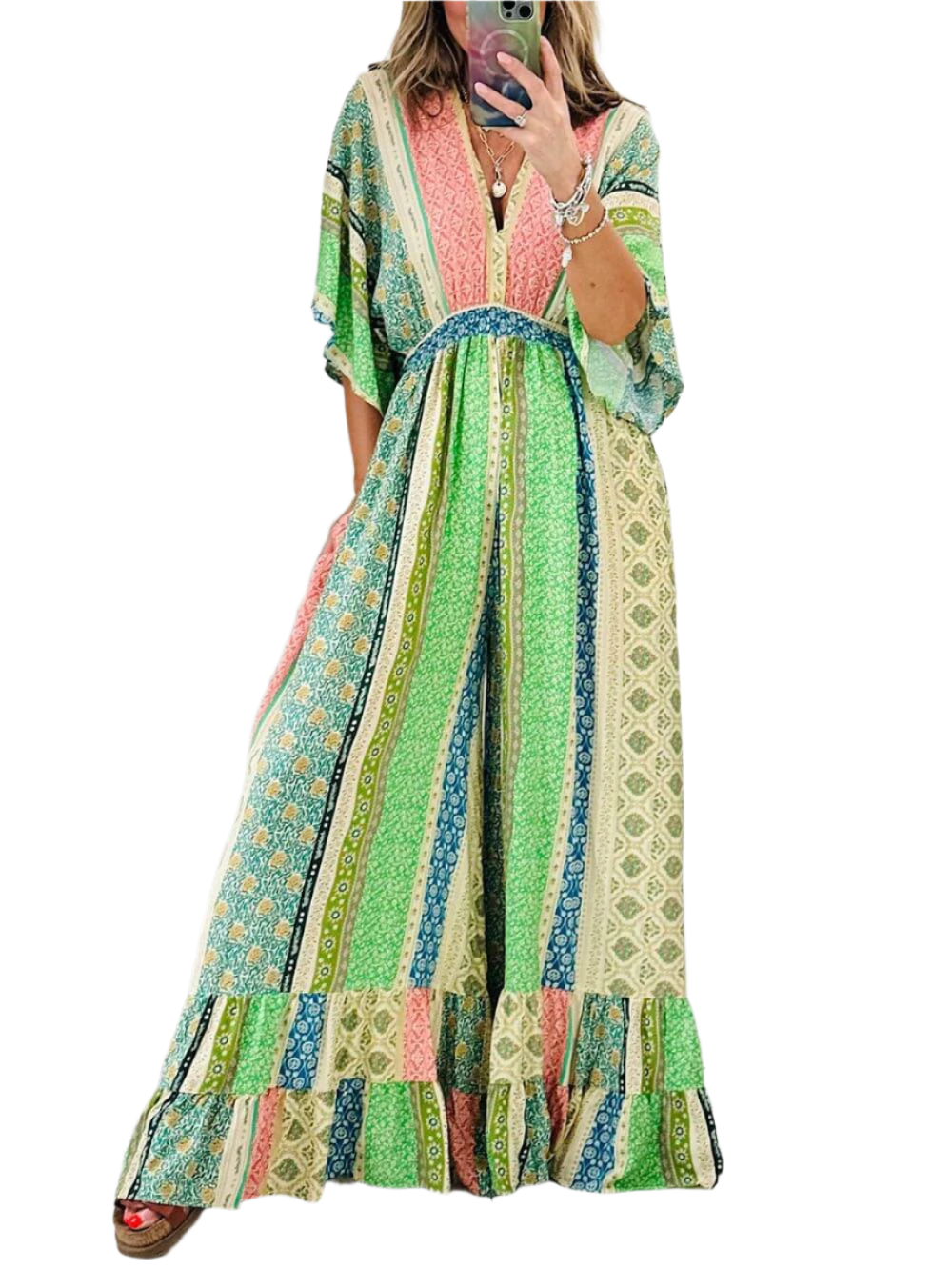 Sofia – Boho-Style Jumpsuit für Damen