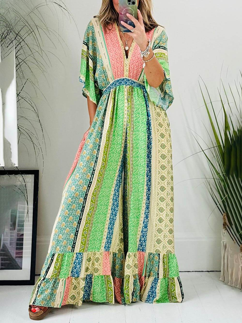 Sofia – Boho-Style Jumpsuit für Damen