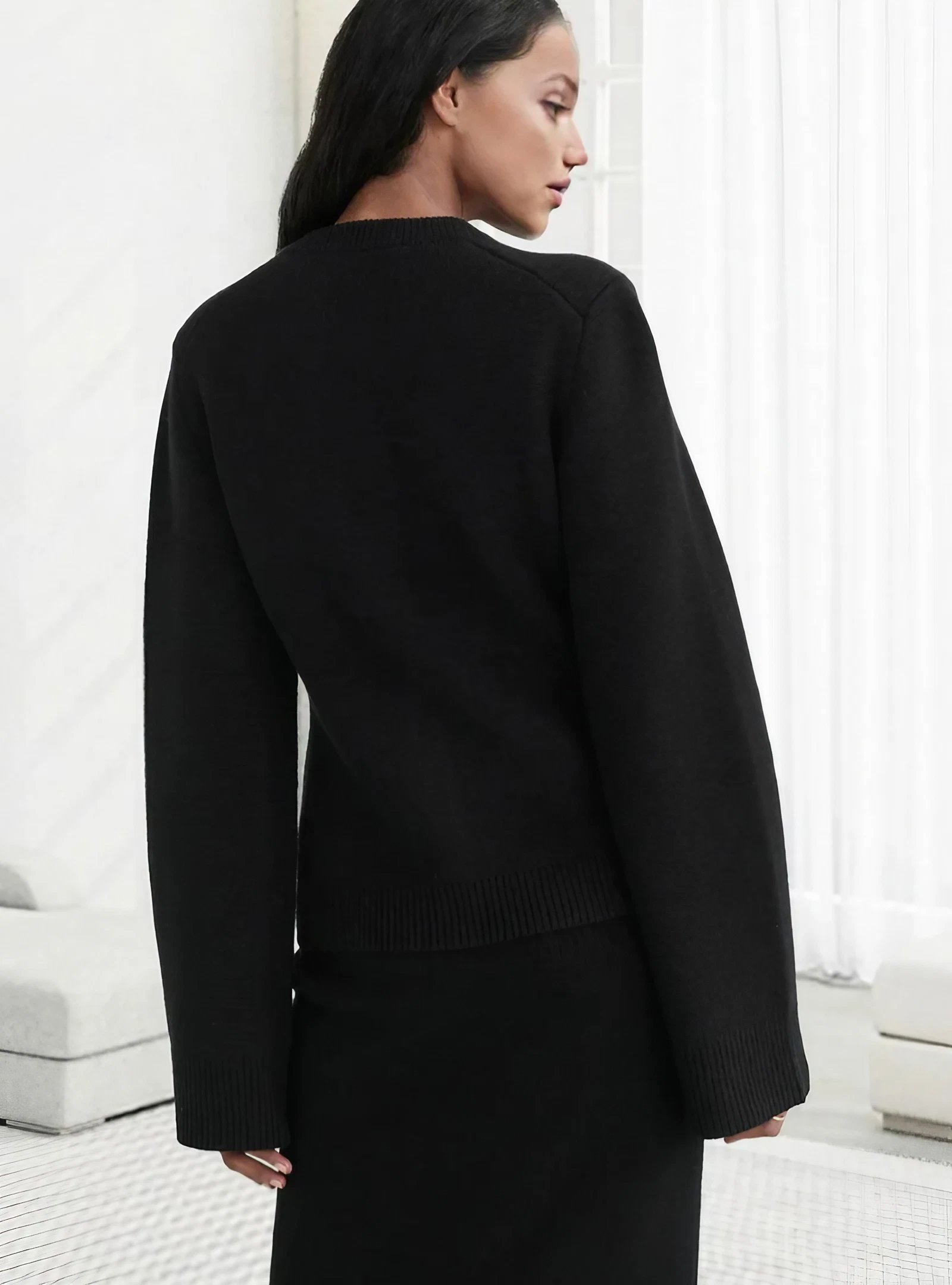 Giulia – Weiche Kaschmir-Strickjacke mit Knöpfen für Damen