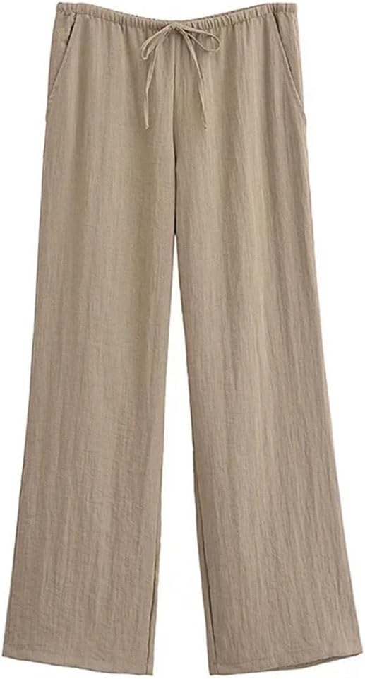 Sofia – High-Waist Damen-Weitbein-Hosen Set