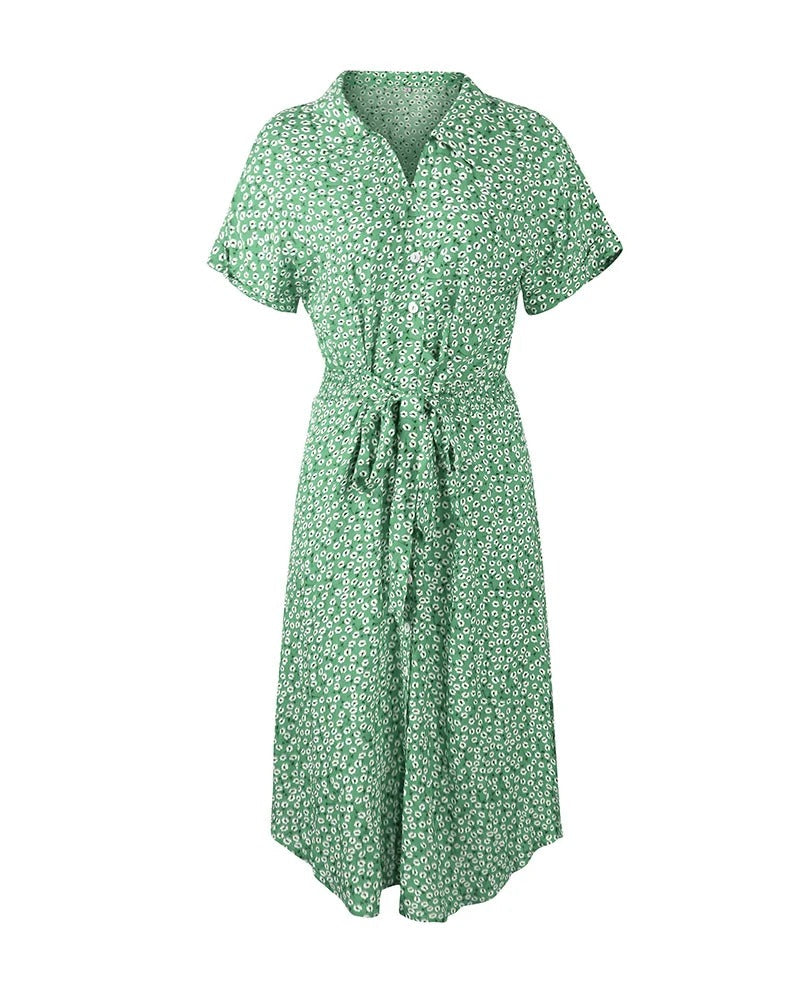 Sofia – Verspieltes Sommerkleid mit Blumenmuster für Damen