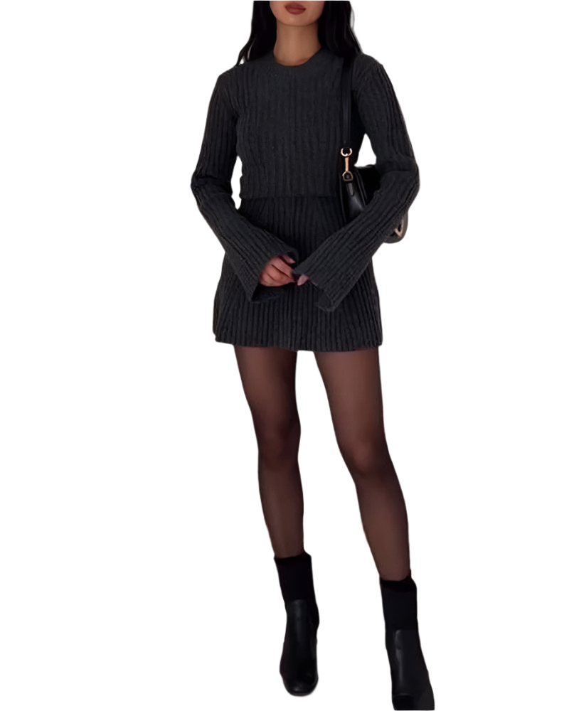 Camille – Weiches Damen Strickkleid