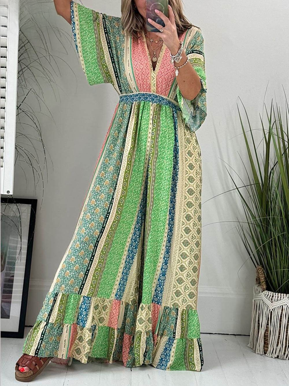 Sofia – Boho-Style Jumpsuit für Damen