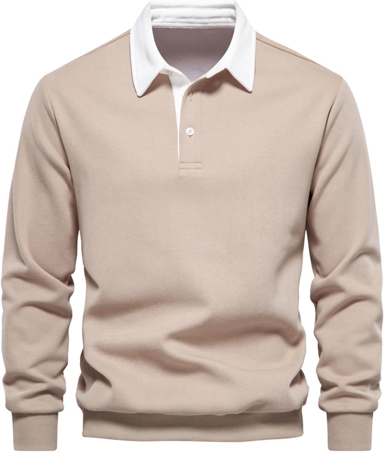 Aiden – Slim-Fit Herren Langarm-Poloshirt