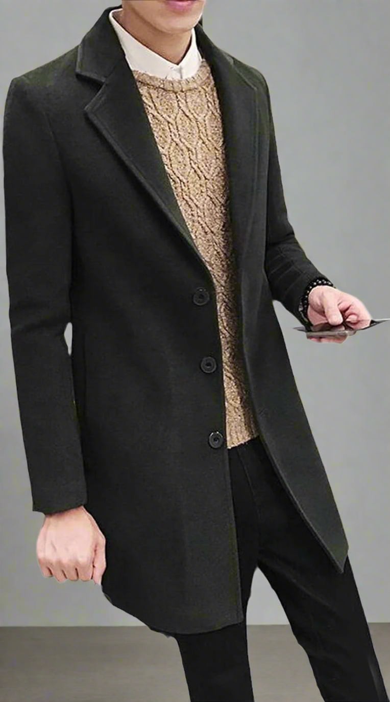 Aiden– Klassischer mantel für Herren