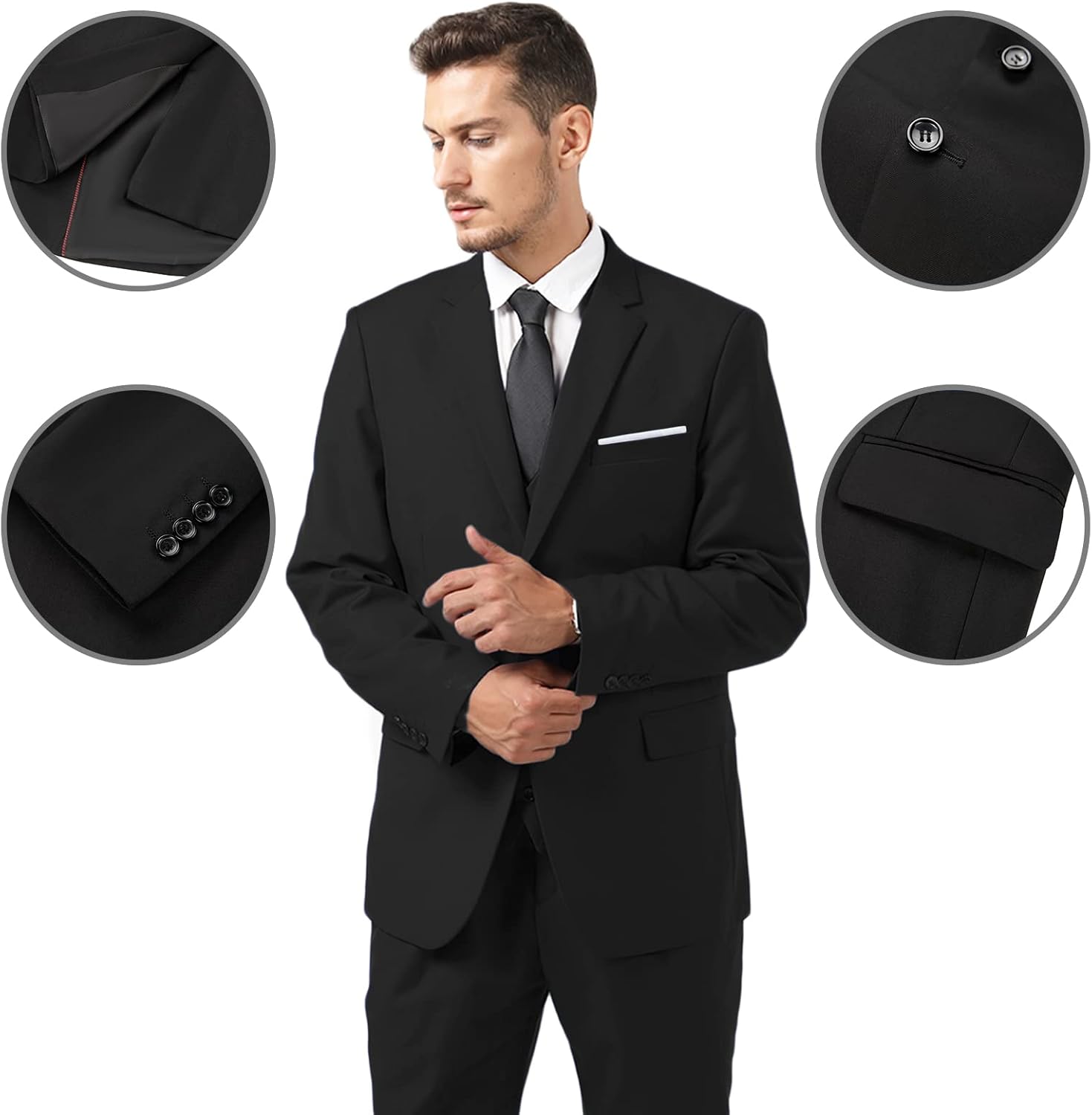 Luca – Slim Fit Herrenanzug für formelle Anlässe