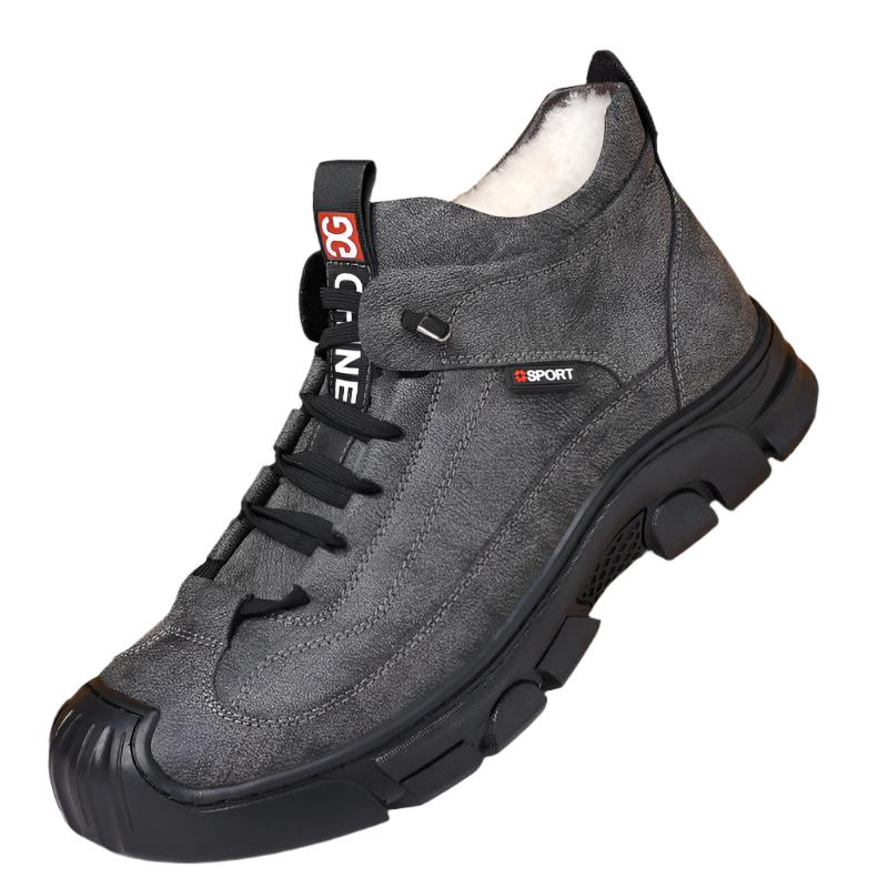 Lorenzo – Lederstiefel mit Schafsfellfutter für Herren