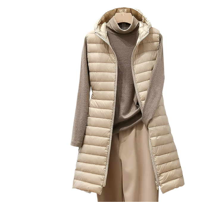 Giulia – Eleganter Damen-Langer Wattierter Weste