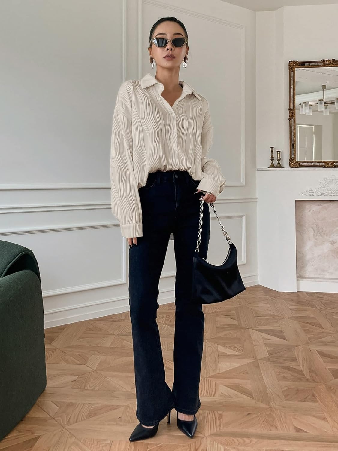 Giulia – Bluse mit Knopfleiste für Damen