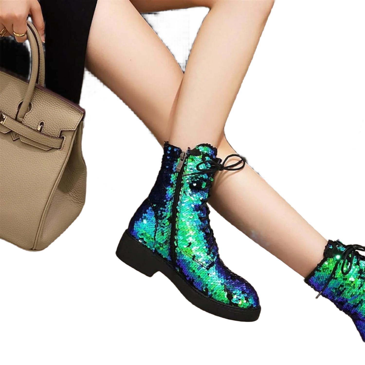 Nova – Glitzernde Damen-Stiefeletten