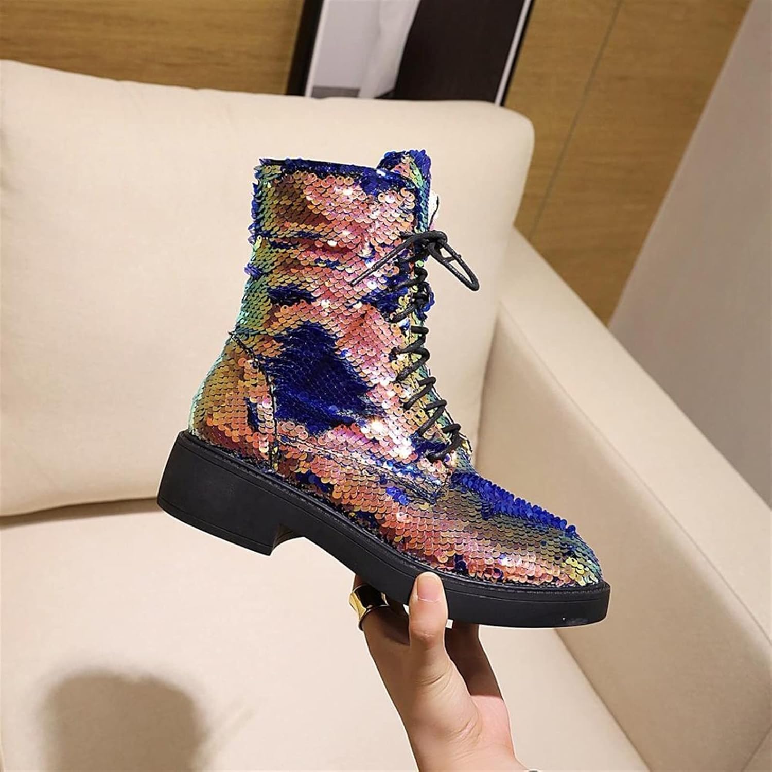 Nova – Glitzernde Damen-Stiefeletten