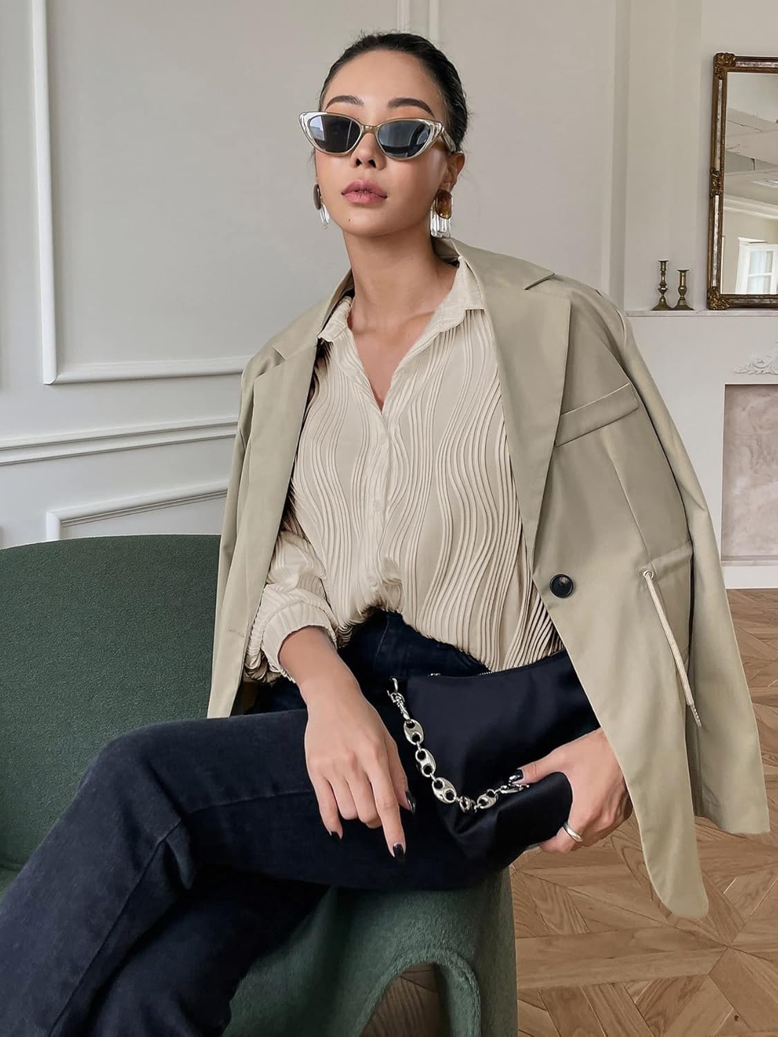 Giulia – Bluse mit Knopfleiste für Damen