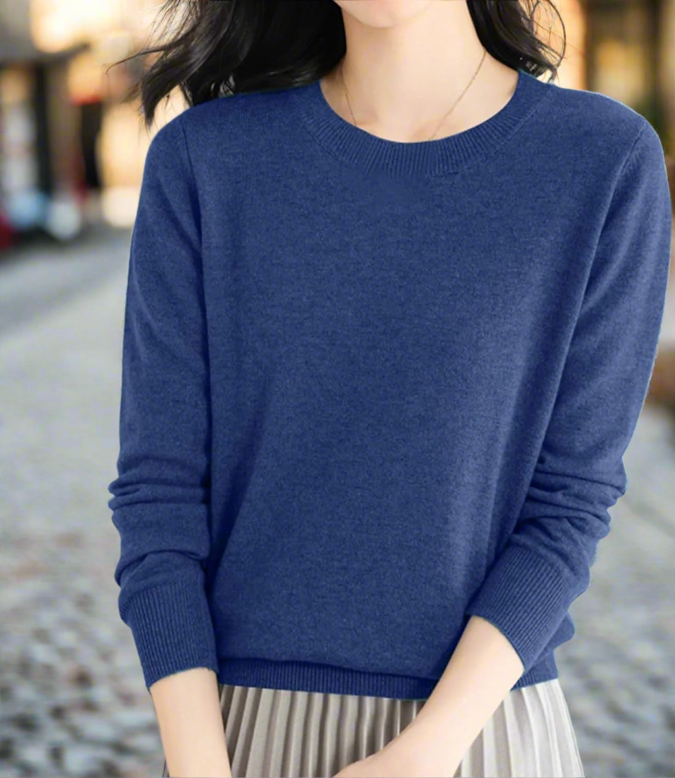 Amelia – Gestepptes Pullover-Oberteil für Damen