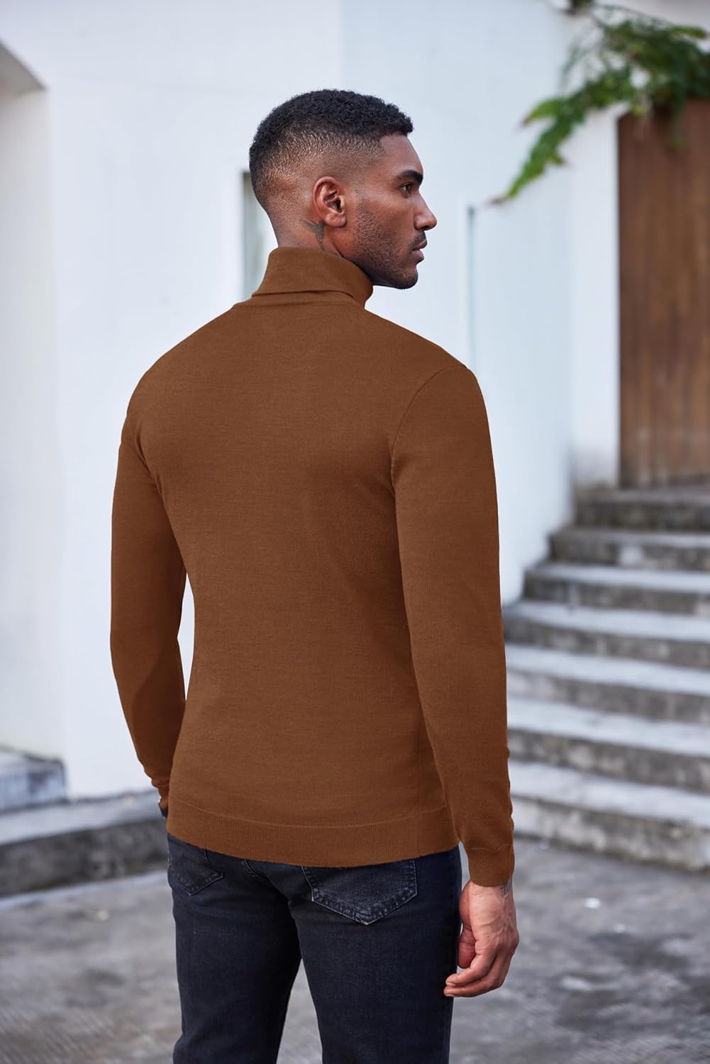 Luciano – Herren Slim Fit Rollkragenpullover