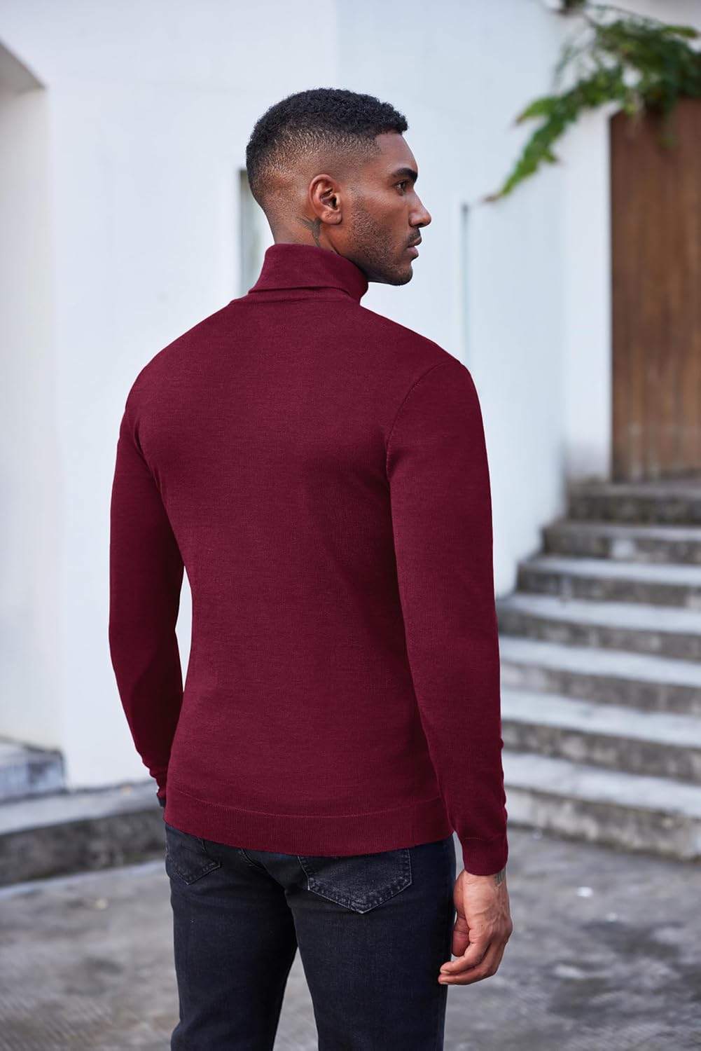 Luciano – Herren Slim Fit Rollkragenpullover
