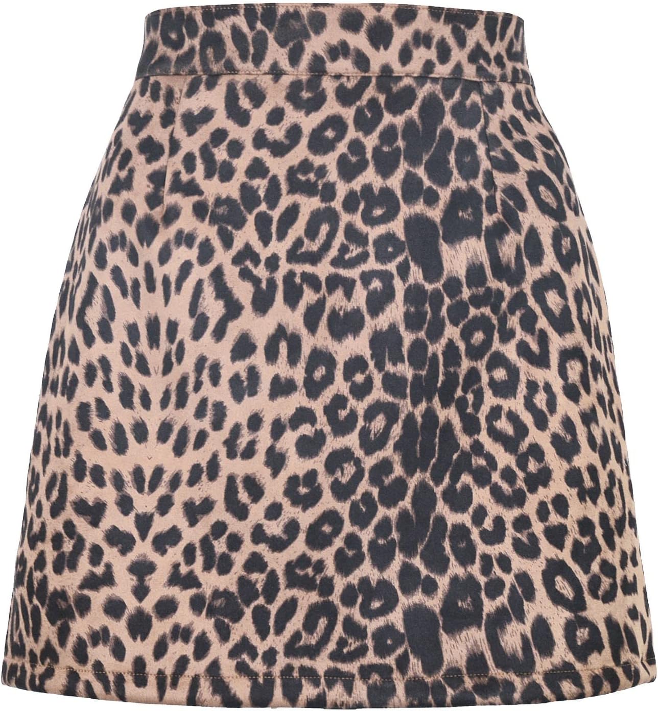 Livia – Leopardenmuster Hohe Taille Damenrock