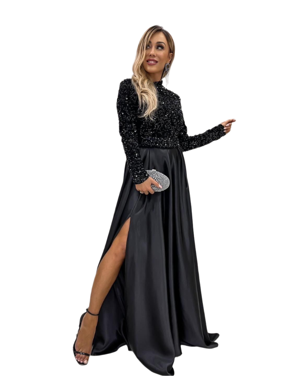 Tyra – Glanzvolle Damenkleid mit Pailletten