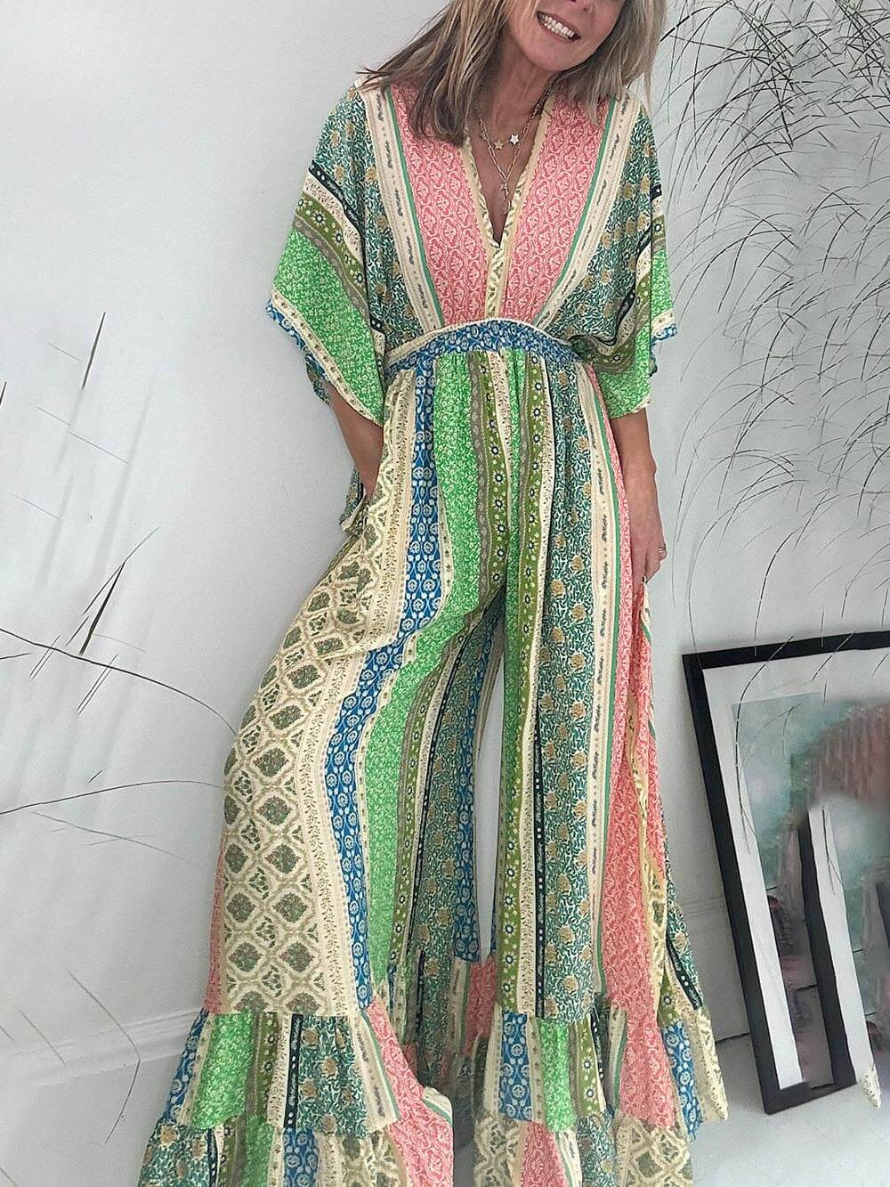 Sofia – Boho-Style Jumpsuit für Damen