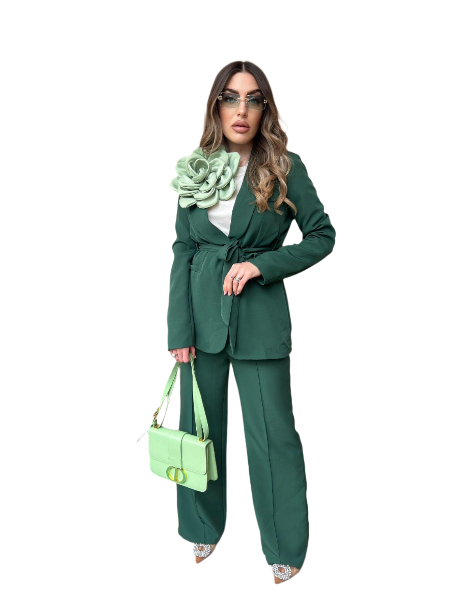 Amélie – Eleganter Damenanzug mit Schlaghose