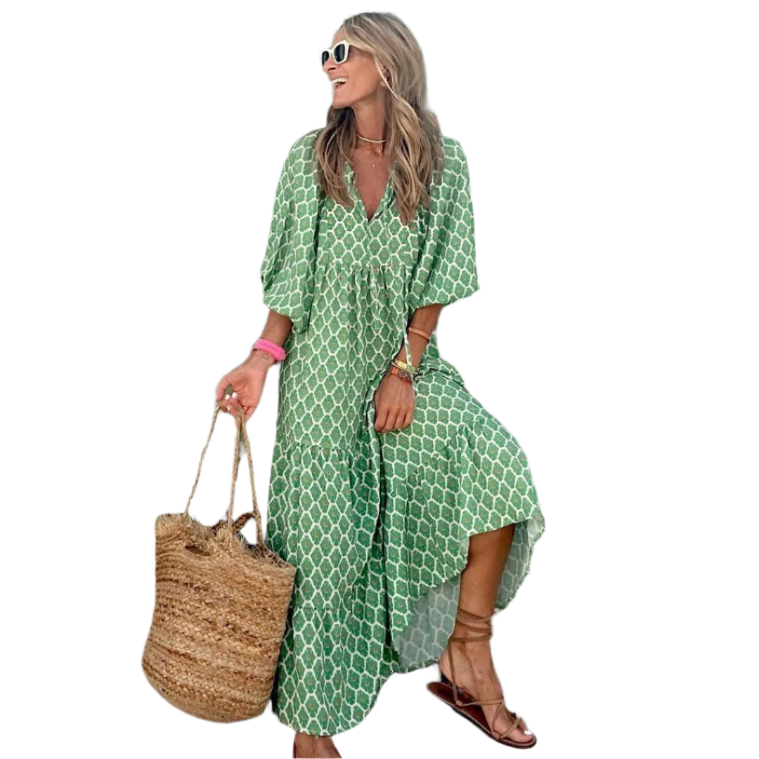 Livia – Elegantes Blumen Kleid für Damen