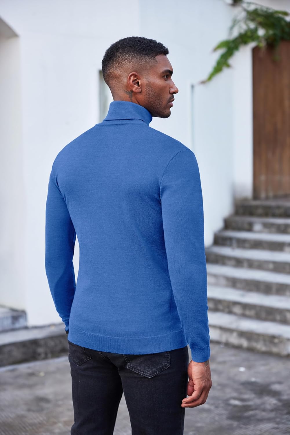 Luciano – Herren Slim Fit Rollkragenpullover