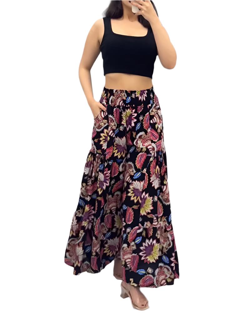 Lily – Florale Damenhose