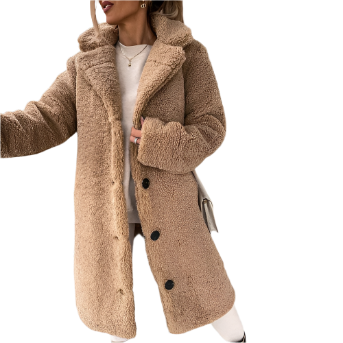 Giovanni – Luxus Komfort Damen Teddy Mantel