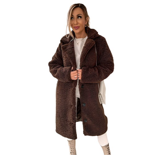 Giovanni – Luxus Komfort Damen Teddy Mantel