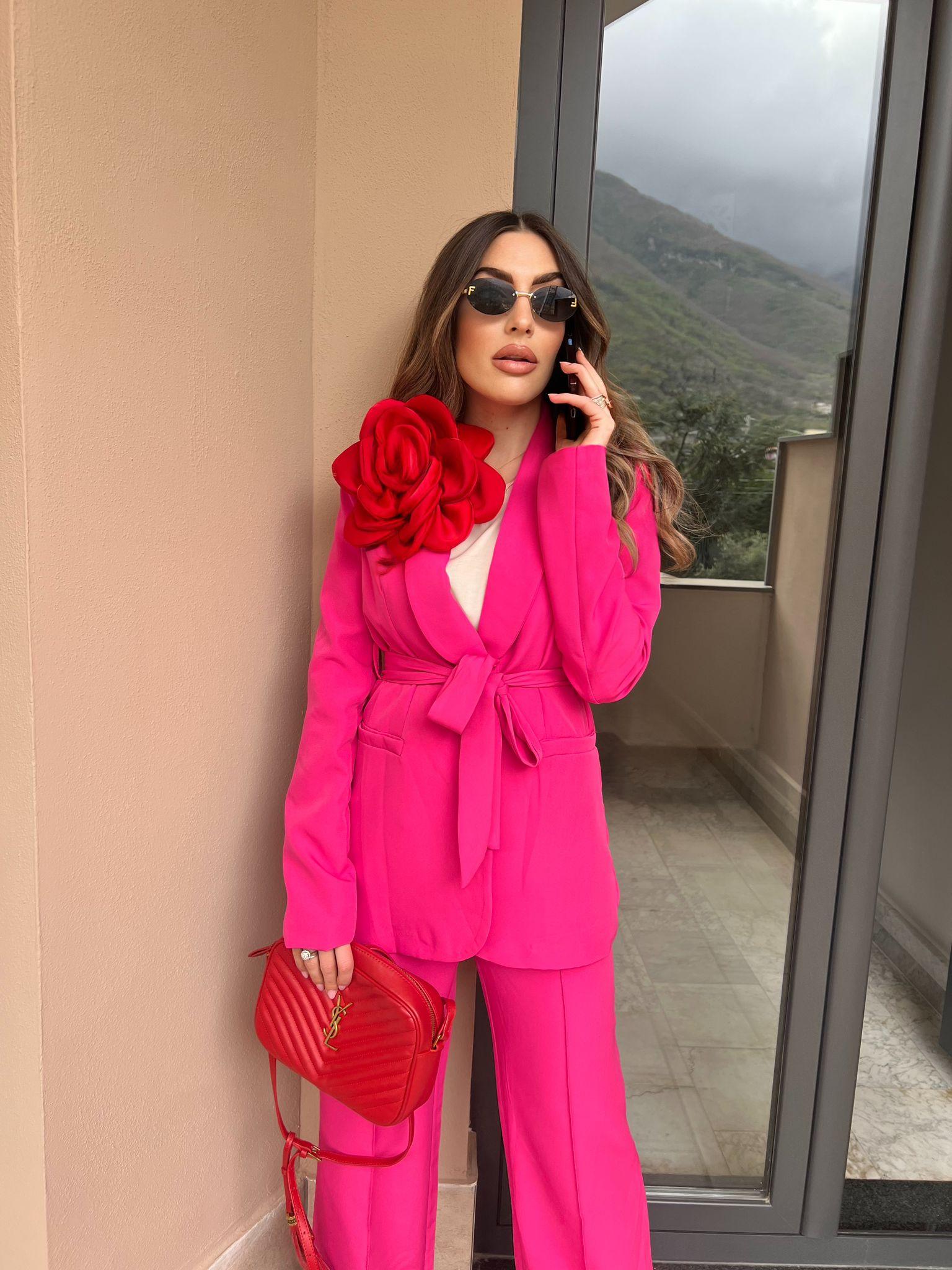 Amélie – Eleganter Damenanzug mit Schlaghose