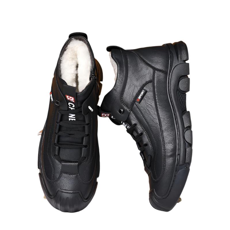 Lorenzo – Lederstiefel mit Schafsfellfutter für Herren