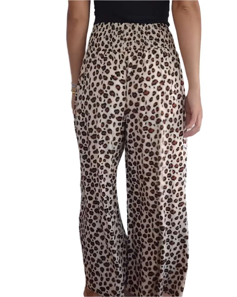 Giya – Damenhose mit Leopardenmuster