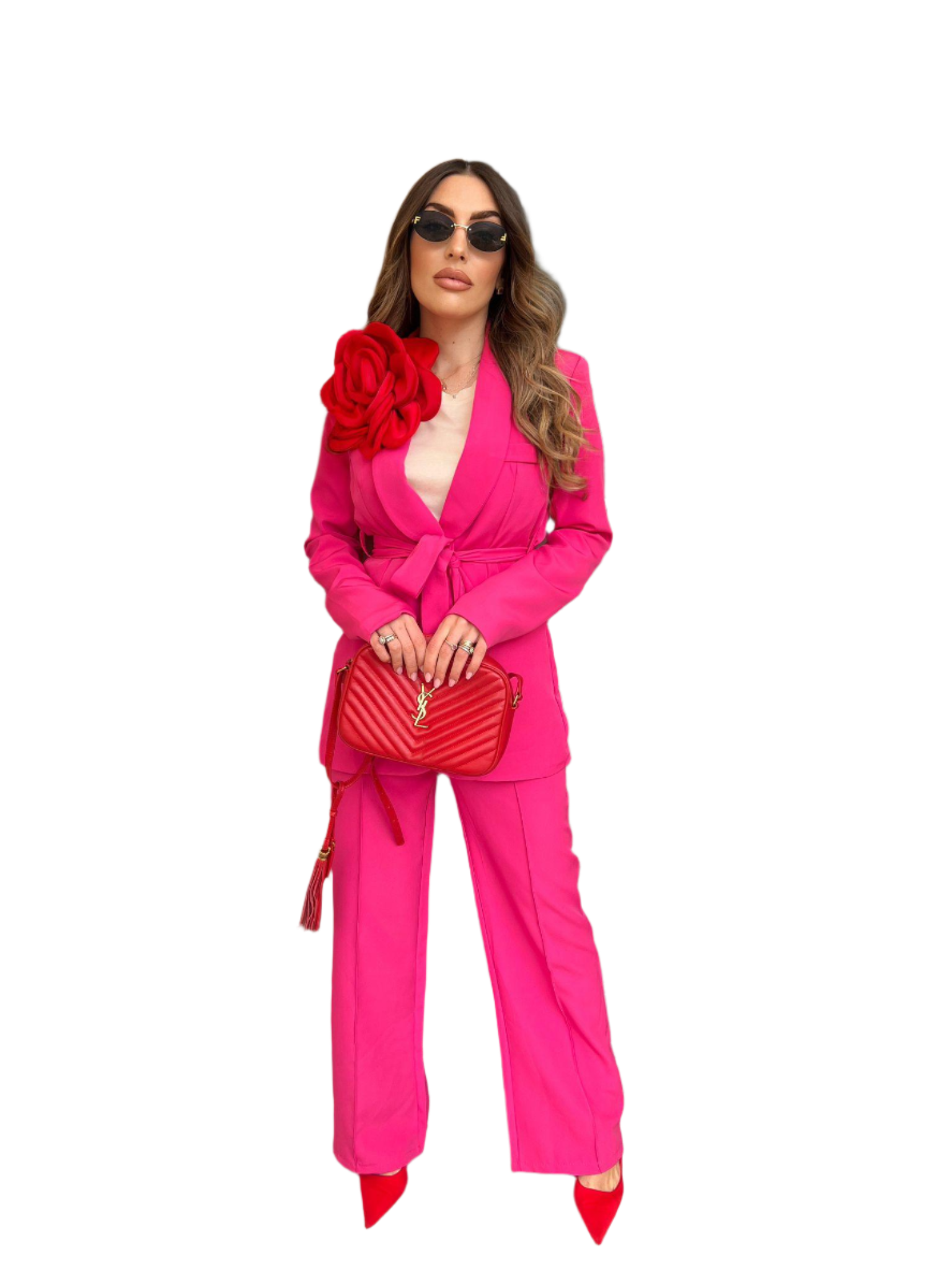 Amélie – Eleganter Damenanzug mit Schlaghose