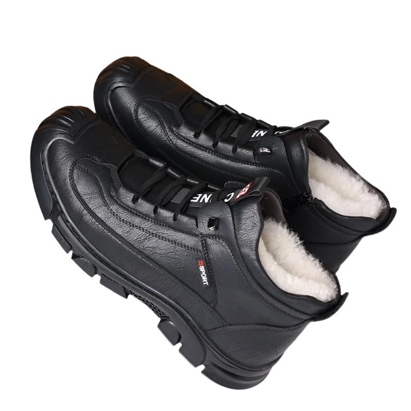 Lorenzo – Lederstiefel mit Schafsfellfutter für Herren