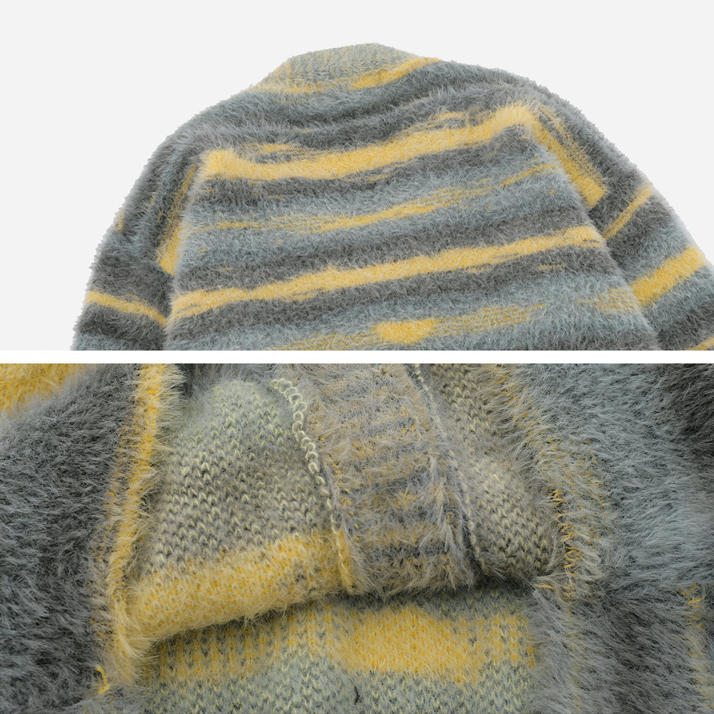 Ariana – Damen-Strickjacke mit Farbblock-Design