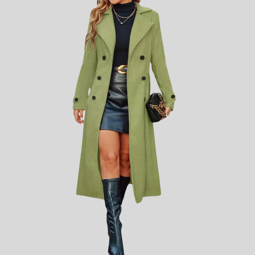 Alessia – Zeitloser Damen-Mantel mit Doppelreiher