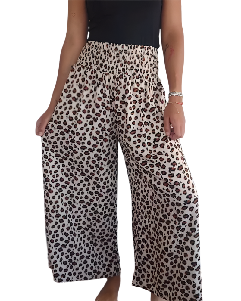 Sunshine – Schicke Damenhose mit Leopardenmuster