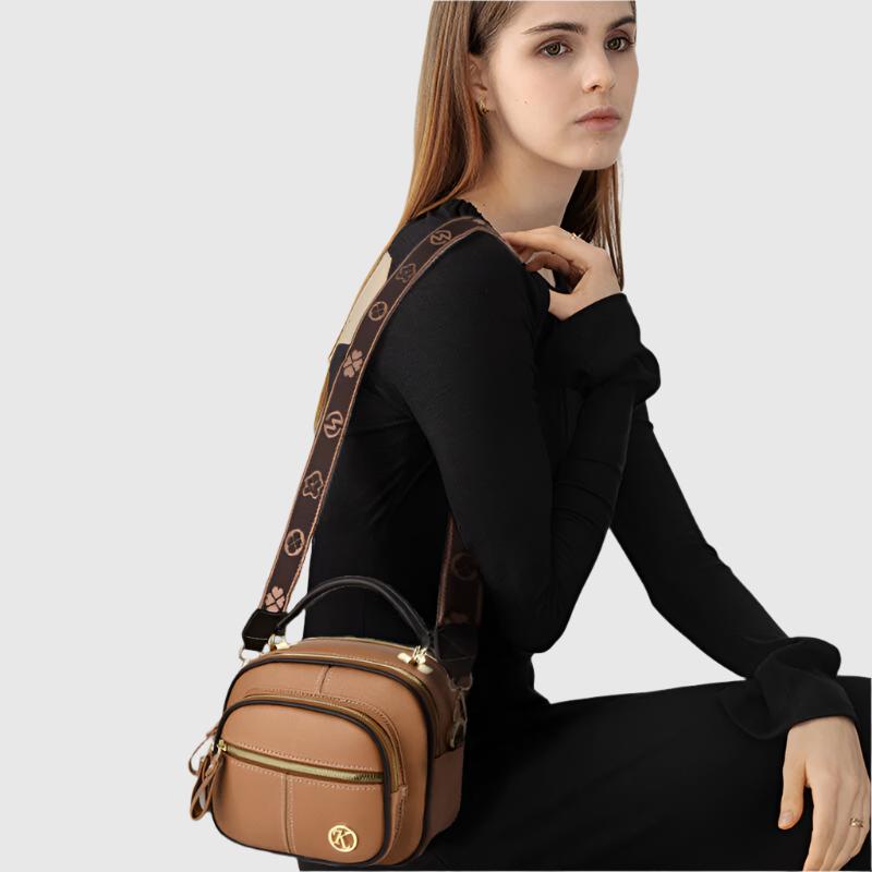 quinn - Leder Crossbag für Frauen